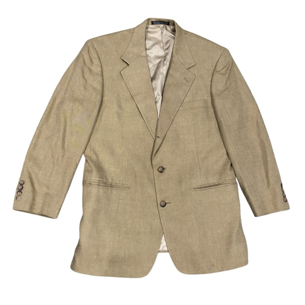Harold Powell Tan/Gold Suit Jackets Sports Coat Blazer-size 42R